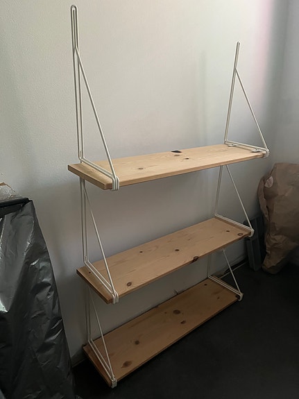 Ikea string tyylinen hylly Ekby Tryggve