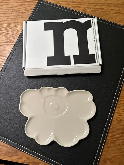 Marimekko Unikko lautanen 19 cm beige