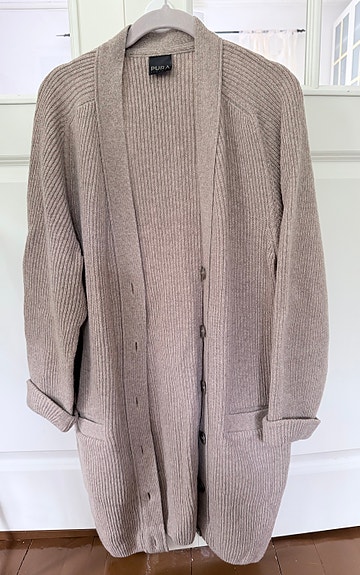 Pura beige neuletakki, M