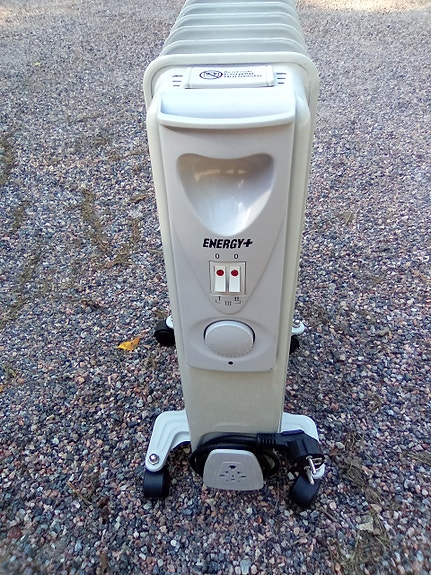 Energy+ öljytäytteinen lämmitin 1500W
