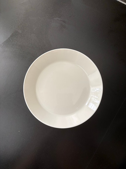 2kpl Iittala valkoinen lautanen