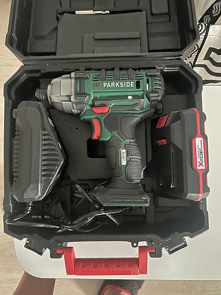 Parkside akkupulttipyssy 20V