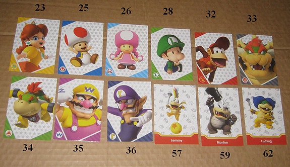 Super Mario (27 kpl), Buffalo Bill (11 kpl), Zorro (50 kpl)