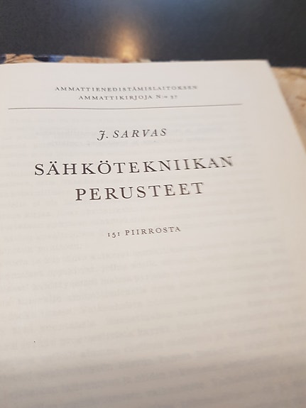 Sähkötekniikan perusteet. J. Sarvas