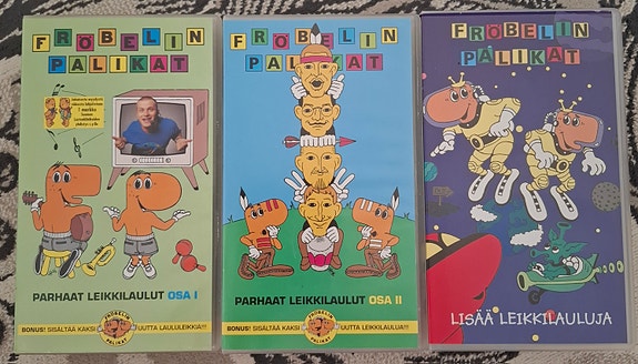 Fröbelin Palikat VHS-kasetit 3 kpl