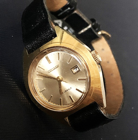 CITIZEN 17 Jewels mekaaninen naisten rannekello Vintage
