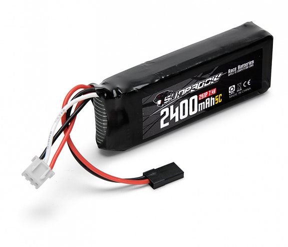 Receiver battery Li-Po 7,4V 2400mAh 5C