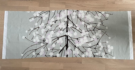 Marimekko lumimarja kangas