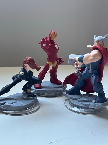 Disney Infinity 2.0 Marvel -hahmot – Iron Man, Thor & Black Widow