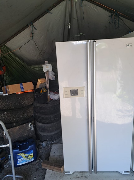 LG Side-by-Side- jääkaappipakastin. Malli: GW-B227YVQK.