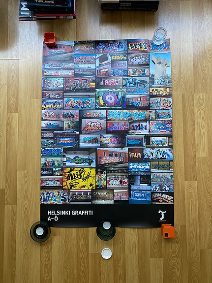 Helsinki Graffiti A -Ö Aakkoset Juliste - TypoCraftHelsinki' 17