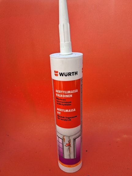 Würth akryylimassa valkoinen