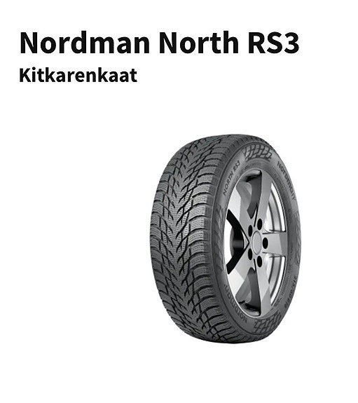 Nordmanin North RS3 Kitkarenkaat: 225/55R17 101R XL