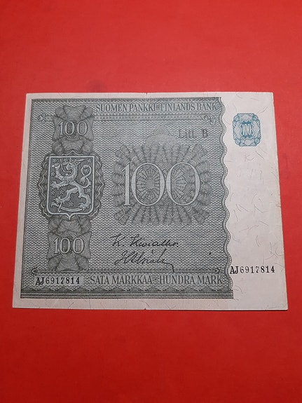 100 mk seteli  1945