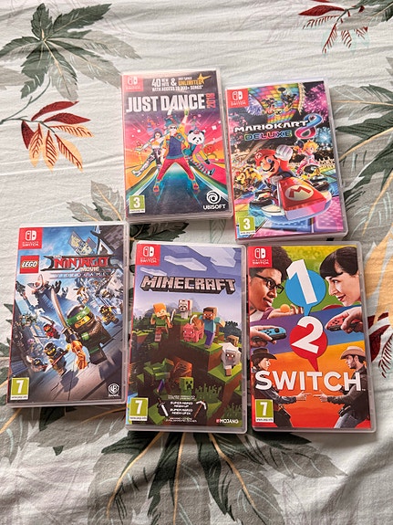 Nintendo Switch Just Dance, Mario Kart, Lego Ninjago, Minecraft, 1-2-Switch