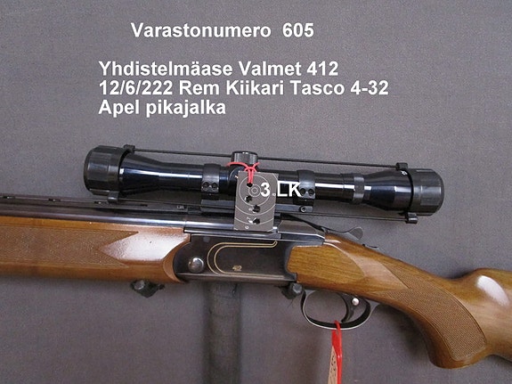 Yhdistelmäase Valmet 412 12 /76 / 222 Rem