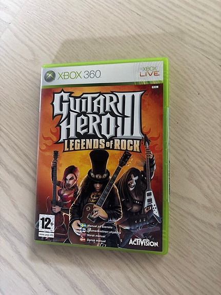 Guitar Hero III Legends of Rock Xbox 360 peli