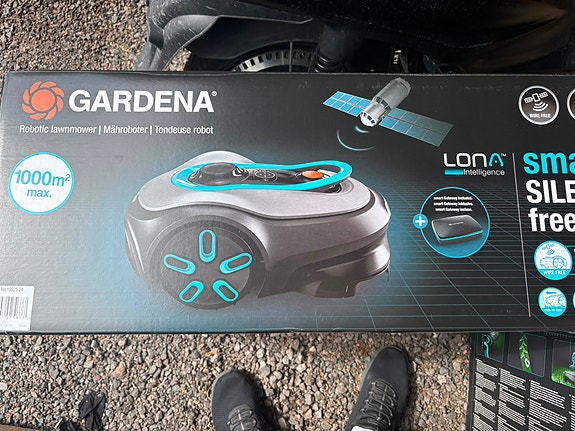 Gardena robottiruohonleikkuri sileno free 1000 rajalangaton