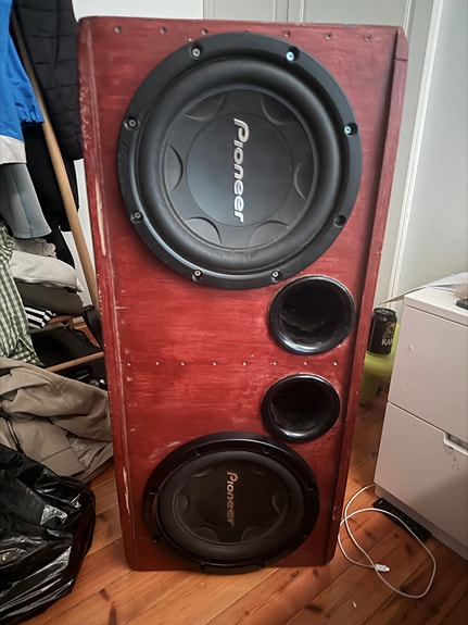 Pioneer subwoofer 2x12” ja vahvistin