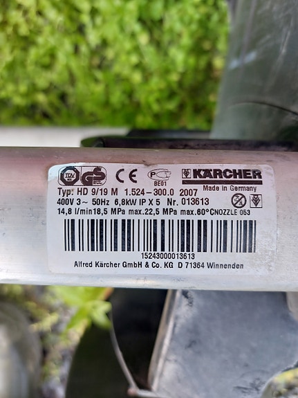 Kärcher HD 9/19 Painepesurin sähkömoottori
