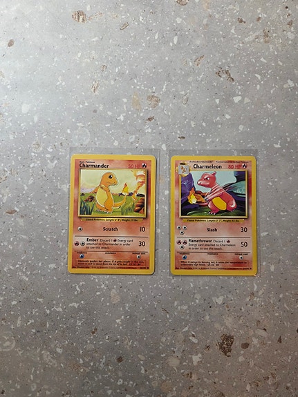 Charmander & Charmeleon - Pokemon, Base Set