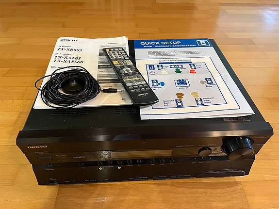 Onkyo TX-SR605/TXSA605 kotiteatteri viritinvahvistin