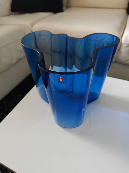 Iittala Aalto maljakko sininen