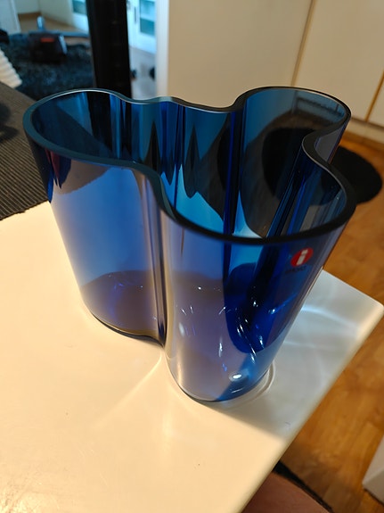 Iittala Aalto maljakko sininen