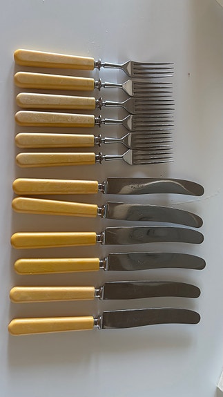 Fiskars luupää aterimet 6+6 setti