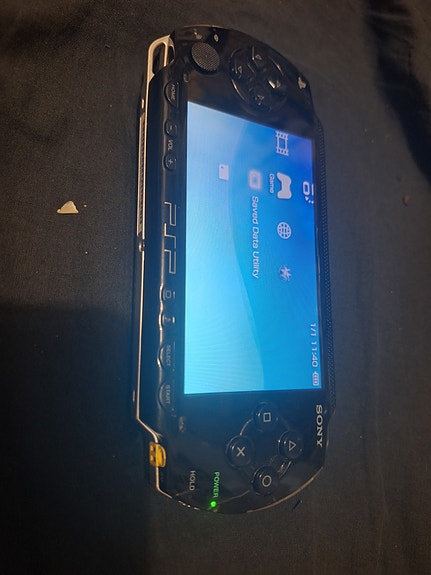 Sony PSP 1000 käsikonsoli musta