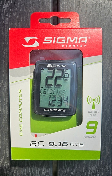 Sigma BC 9.16 ATS pyörätietokone langaton