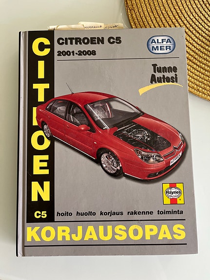 Citroen C5 korjausopas 2001–2008 Alfa Mer Haynes