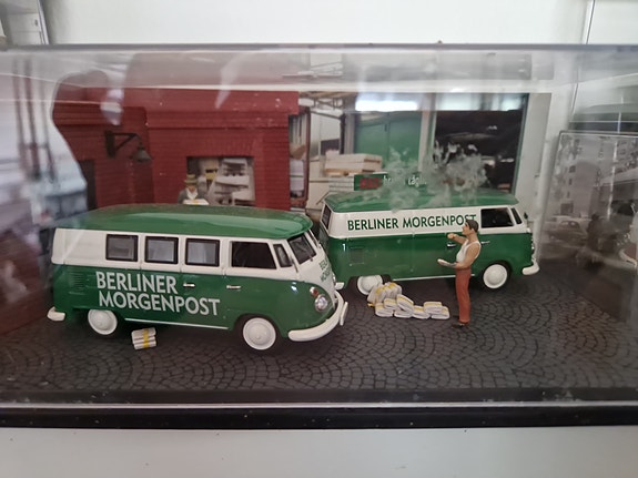 Lemke Berliner Morgenpost Volkswagen Kleinbus dioraama