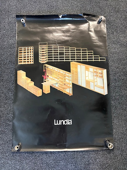 Lundia mainosjuliste 1961 musta