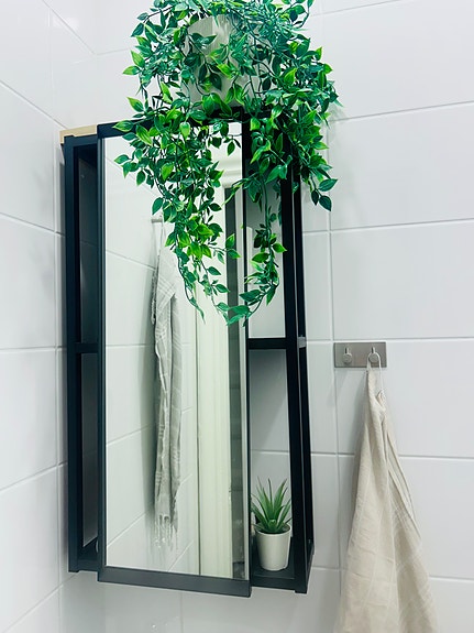 Ikea ENHET peilikaappi antrasiitti 40cm