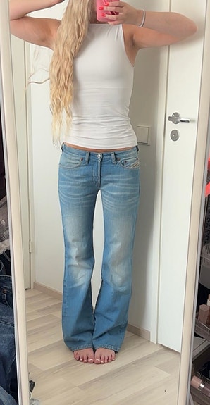 low waist vintage flare jeans, koko w28