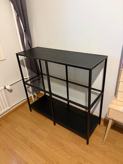 Ikea VITTSJÖ hylly musta