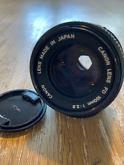 Canon FDn 100mm f2.8