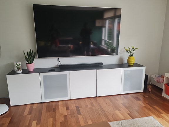 4 kpl IKEA Bestå Selsviken korkeakiilto valkoinen ovi / ovet 60x64cm.