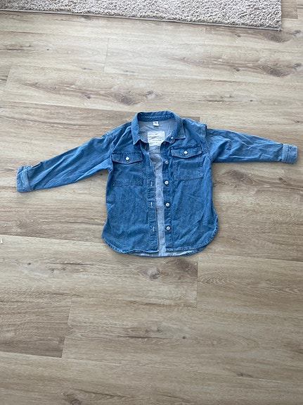 H&M farkkupaita koko 146 sininen unisex