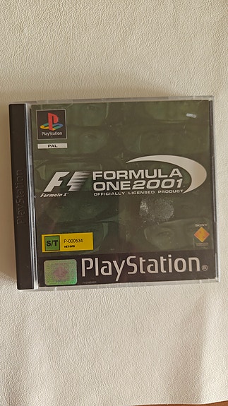 PlayStation F1 Formula One 2001 peli (CIB)