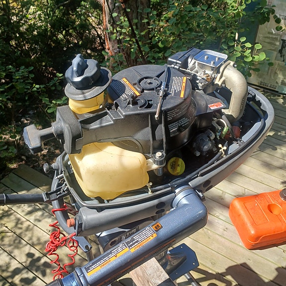 Yamaha 4hp nelitahti.