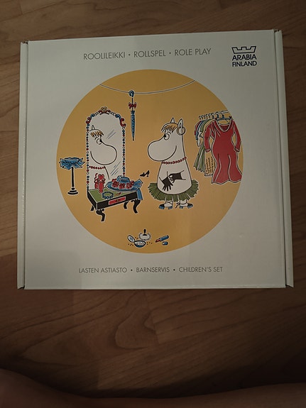 Arabia roolileikki muumi lastenastiasto