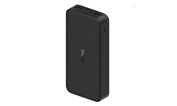 Varavirtalähde - Redmi Fast Charge kannettava akku - 20000 mAh - Musta