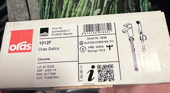 Oras Safira 1012F