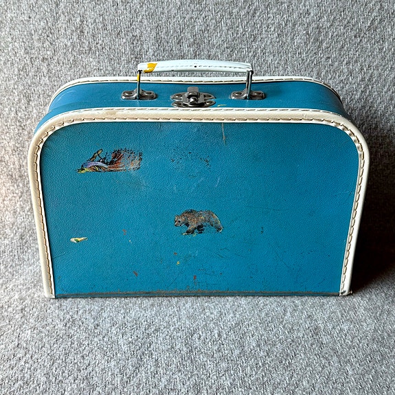 Vintage 1960-luvun matkalaukku