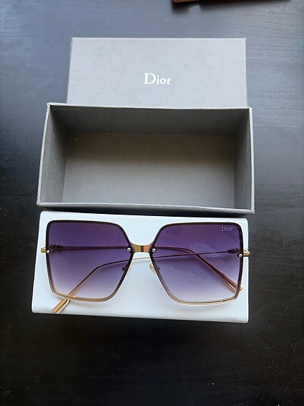 Dior naisten aurinkolasit violetit linssit