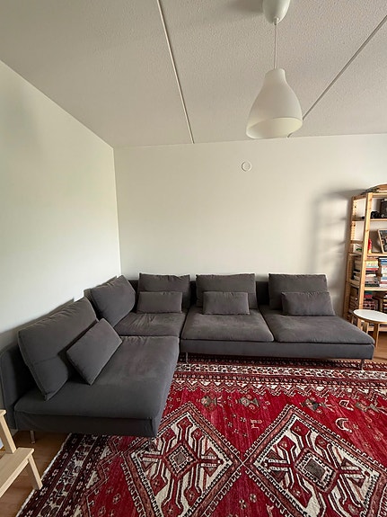 Söderhamn kulmasohva tummanharmaa
