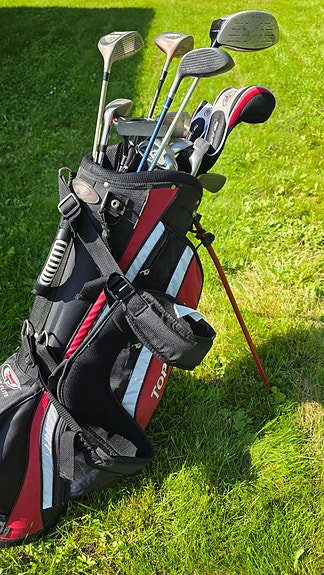 Golf bägi ja mailat