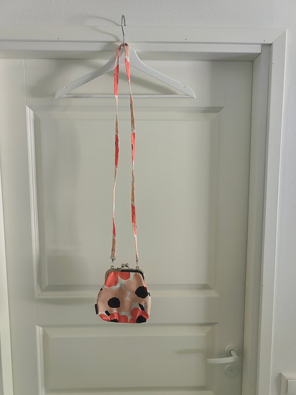 Marimekko unikko kangas olkalaukku